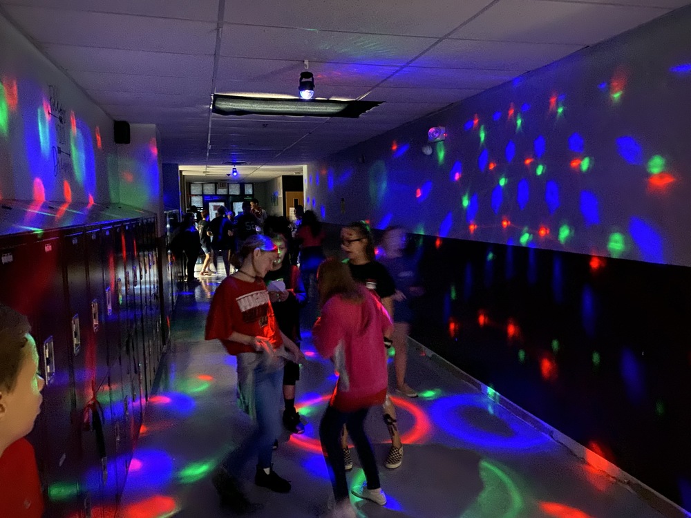 Students Enjoying Spirit Day