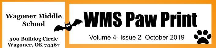 WMS October Paw Print