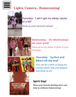 WHS Homecoming Dress-Up Days