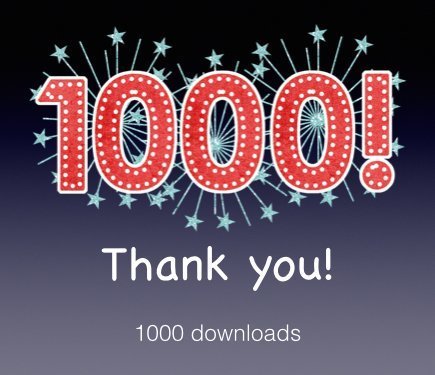 1000 Downloads