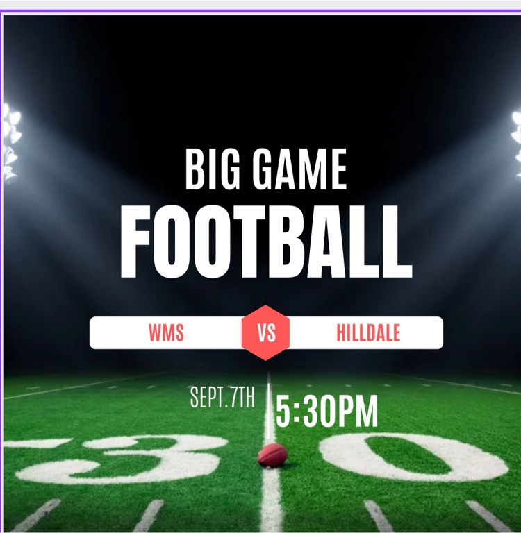 WMS at hilldale football 5:30